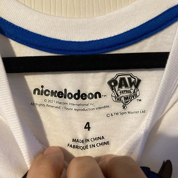 Nickelodeon Paw Patrol Chase Short Sleeve T-shirt NWOT - Picture 3 of 5